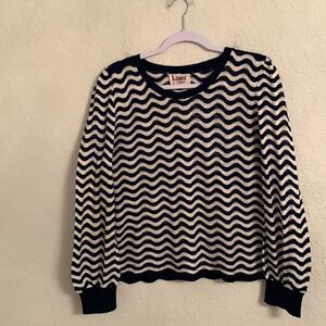 Laura by Alyzia Lightweight Stripped Sweater Size L US / 20 EU